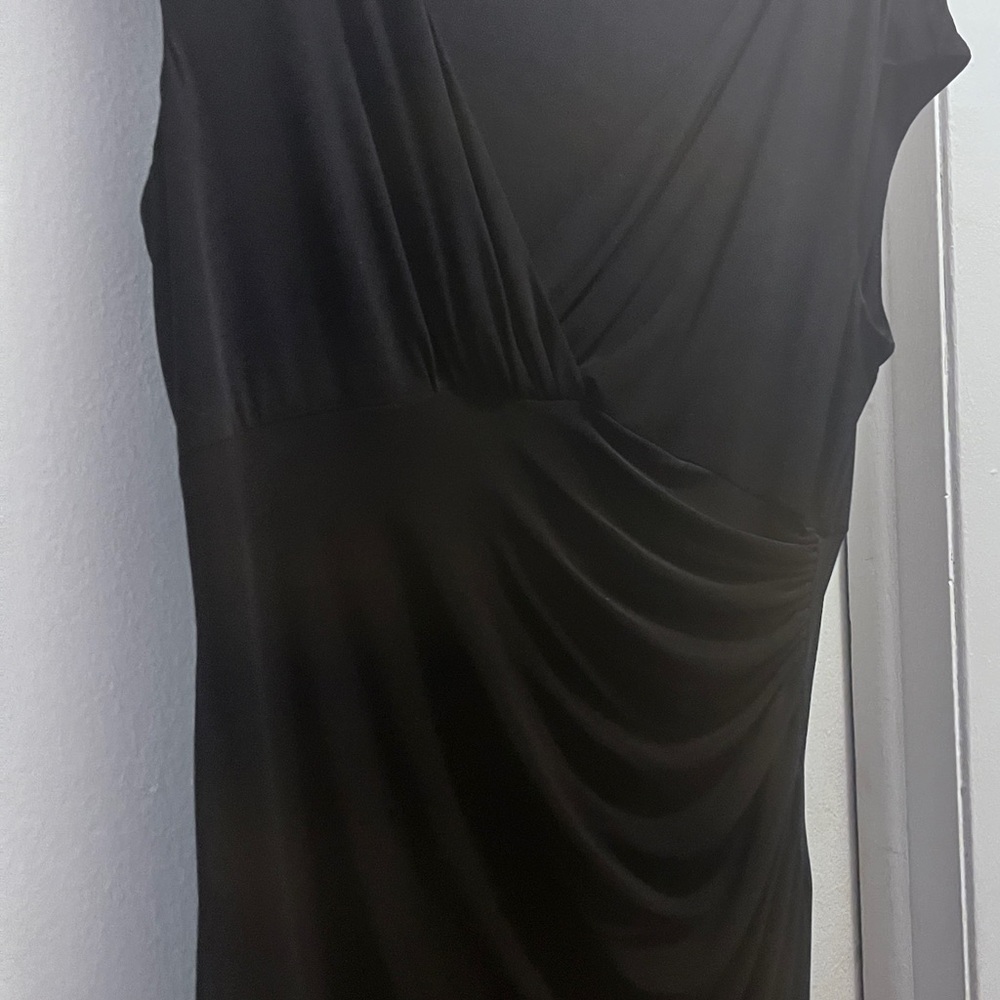 American Living black rouched Dress
